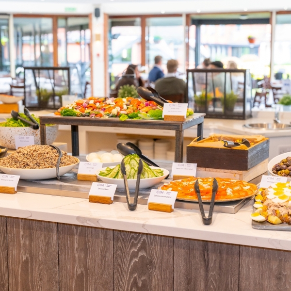 Fresh Buffet Lunch Spread - CIM Business Centre Restaurant